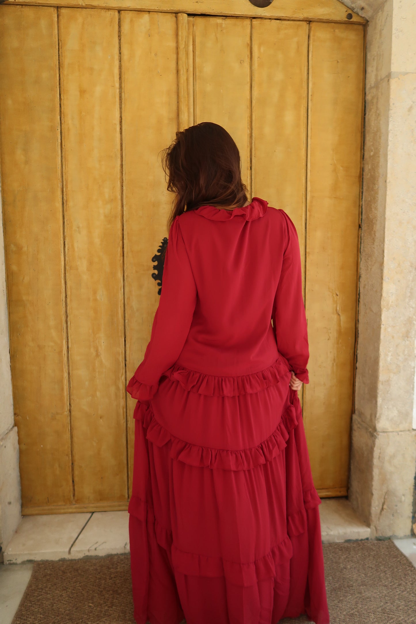 VESTIDO FOLHOS BOHO