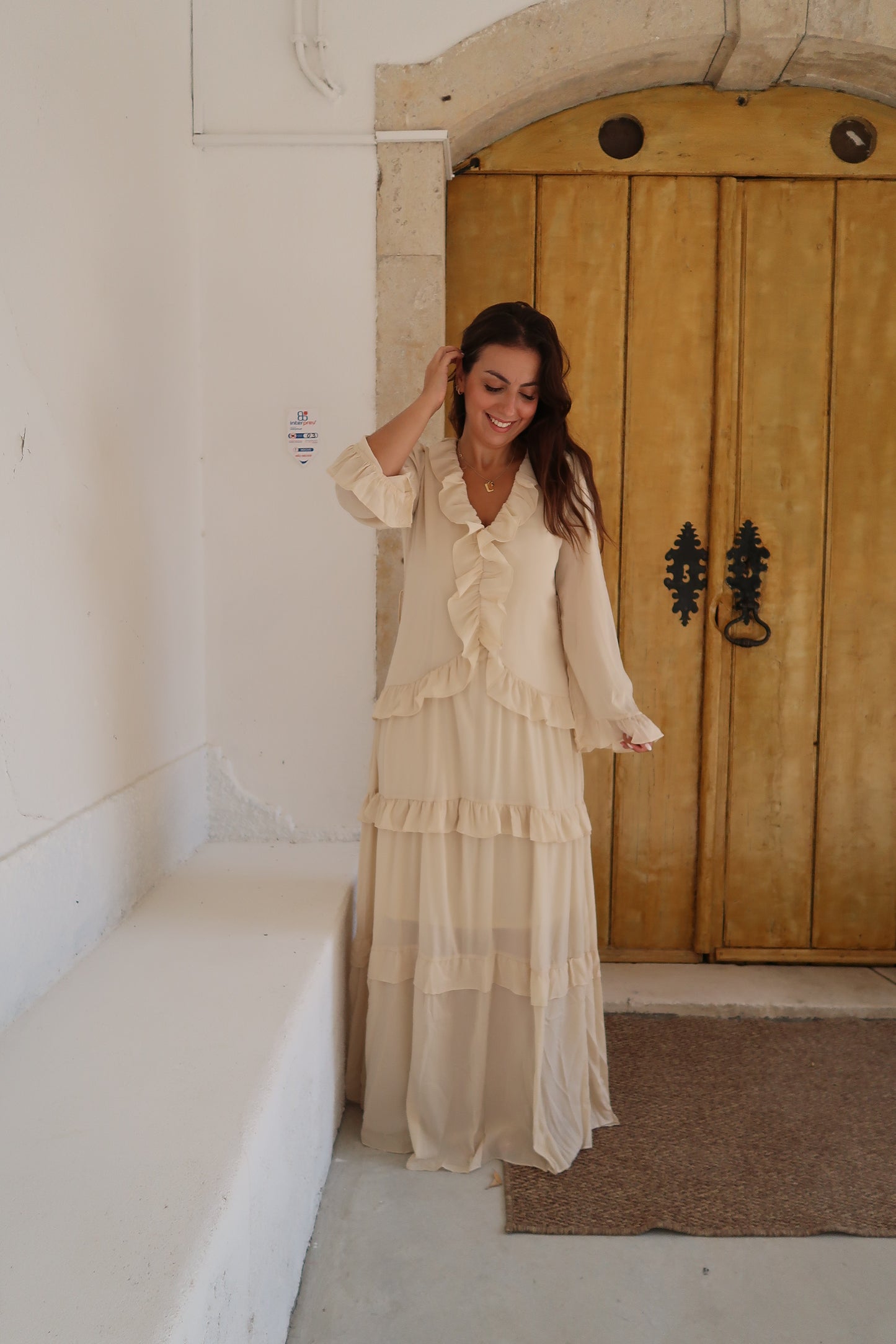 VESTIDO FOLHOS BOHO