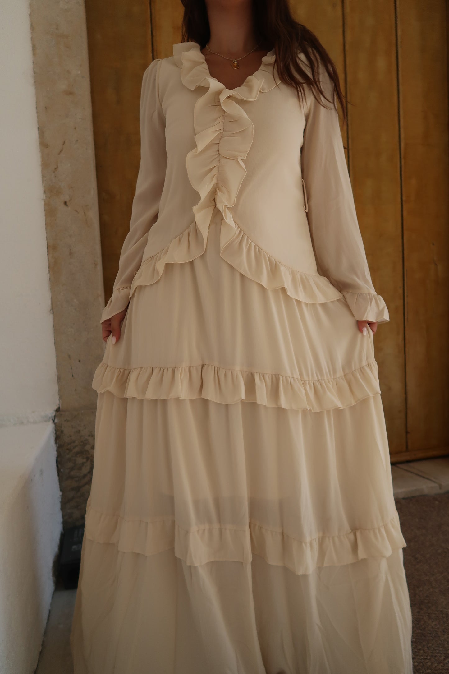 VESTIDO FOLHOS BOHO