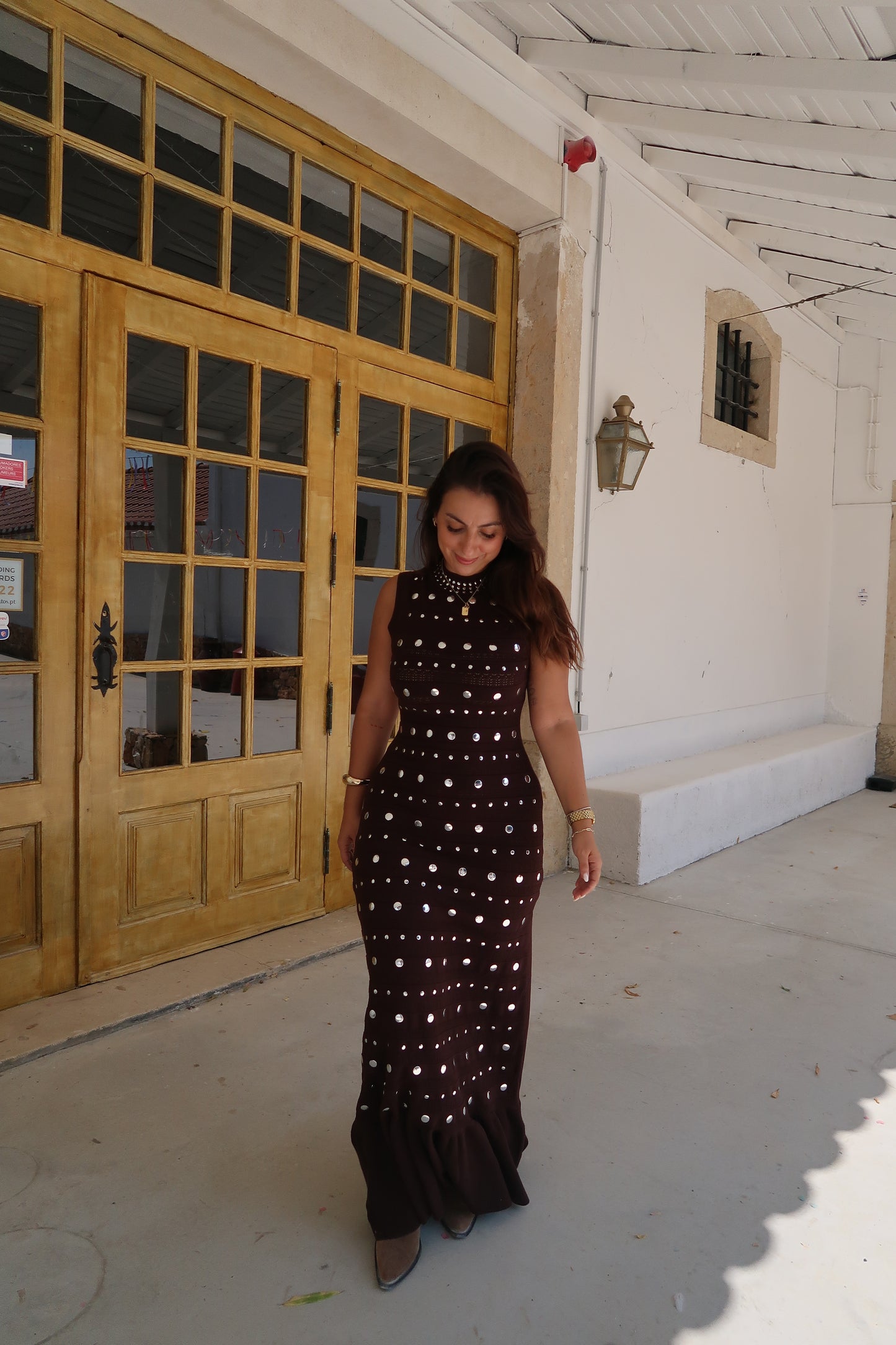 VESTIDO TACHAS DARA