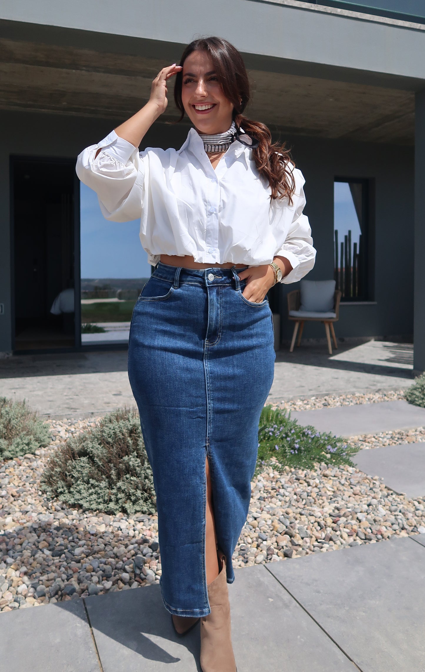 CAMISA CROPPED HARPER