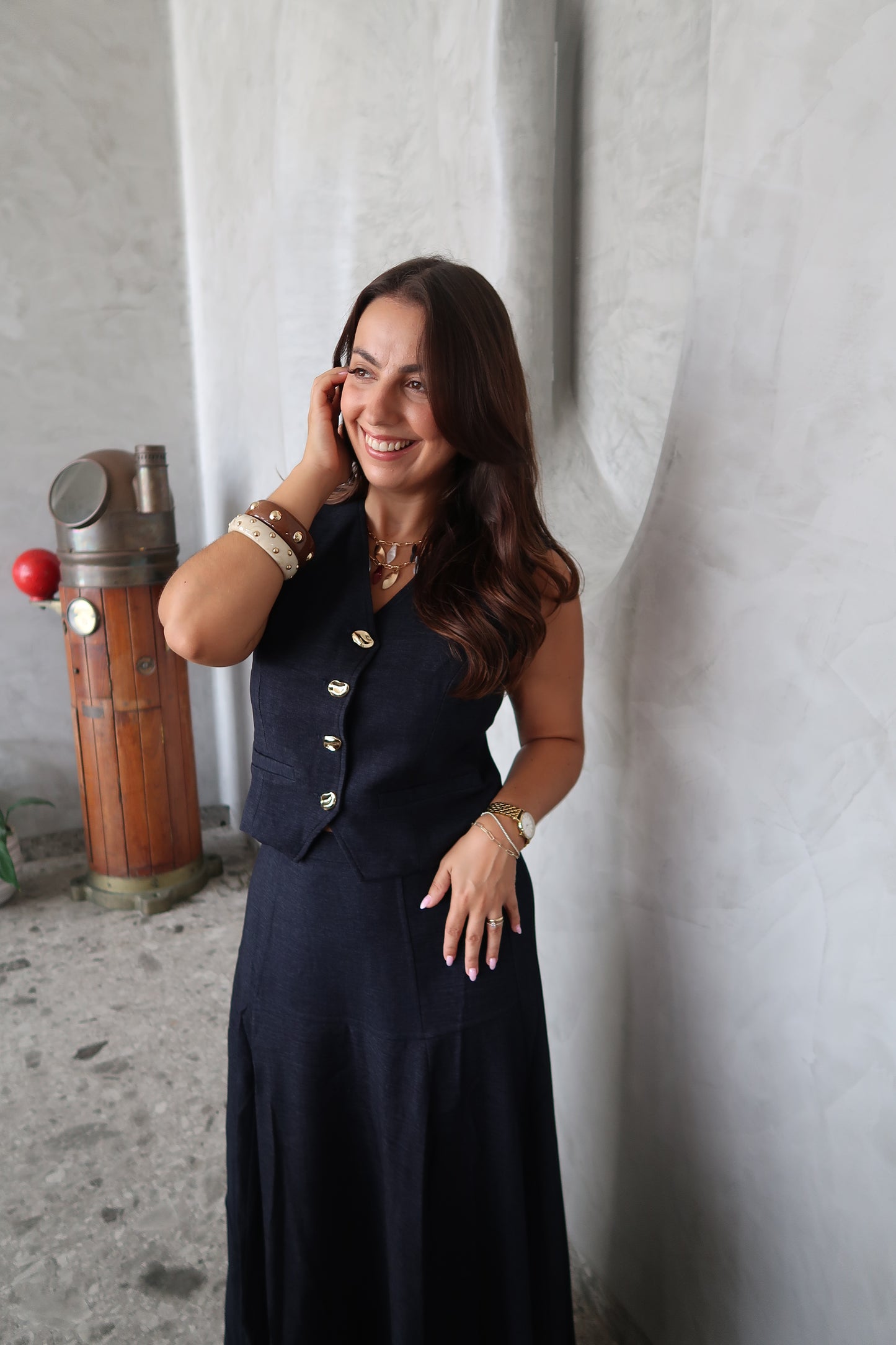 CONJUNTO DENIM ELEGANCE