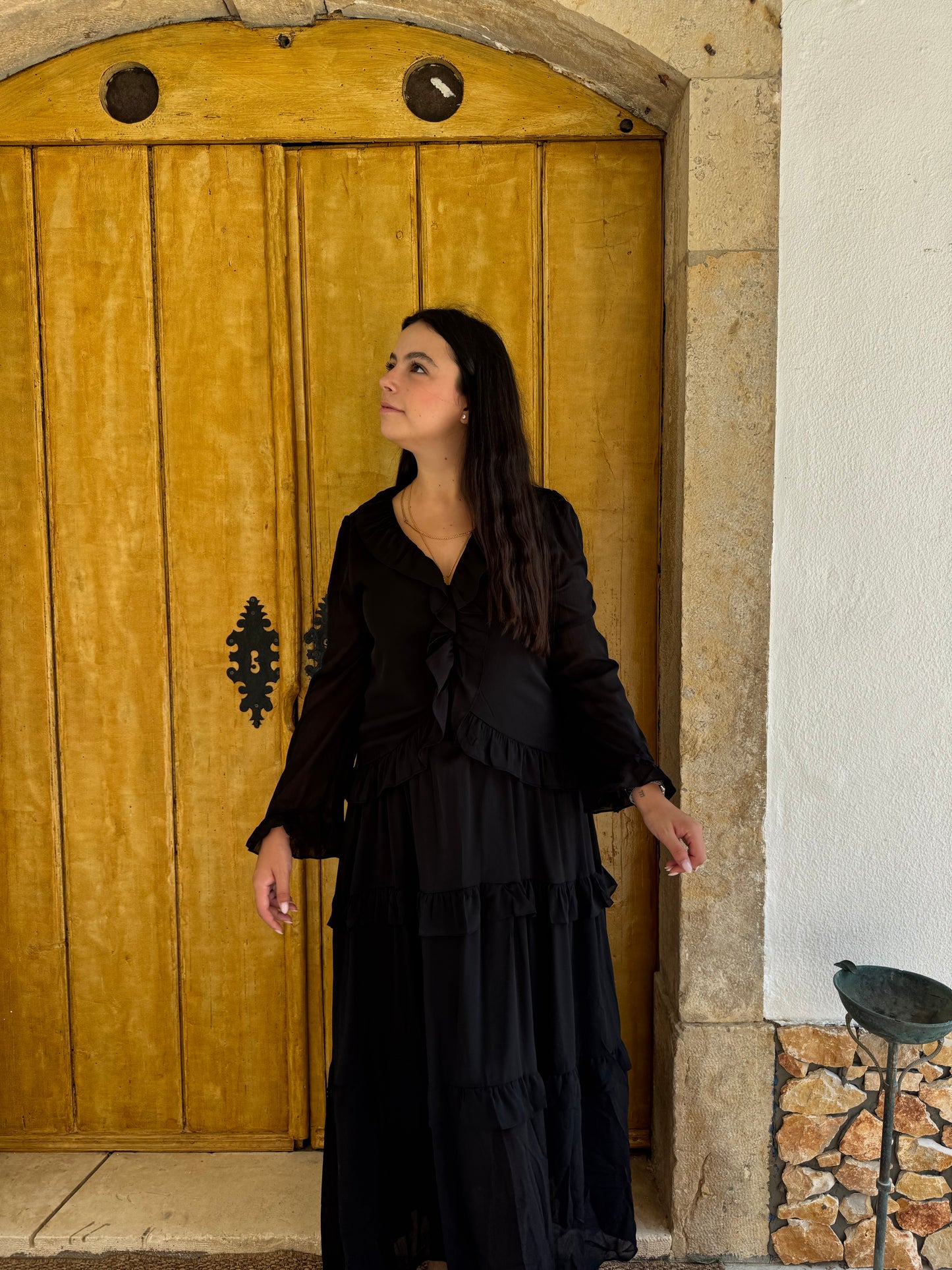 VESTIDO FOLHOS BOHO