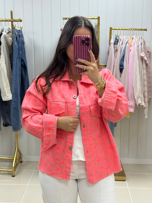 CAMISA PINK PRINT