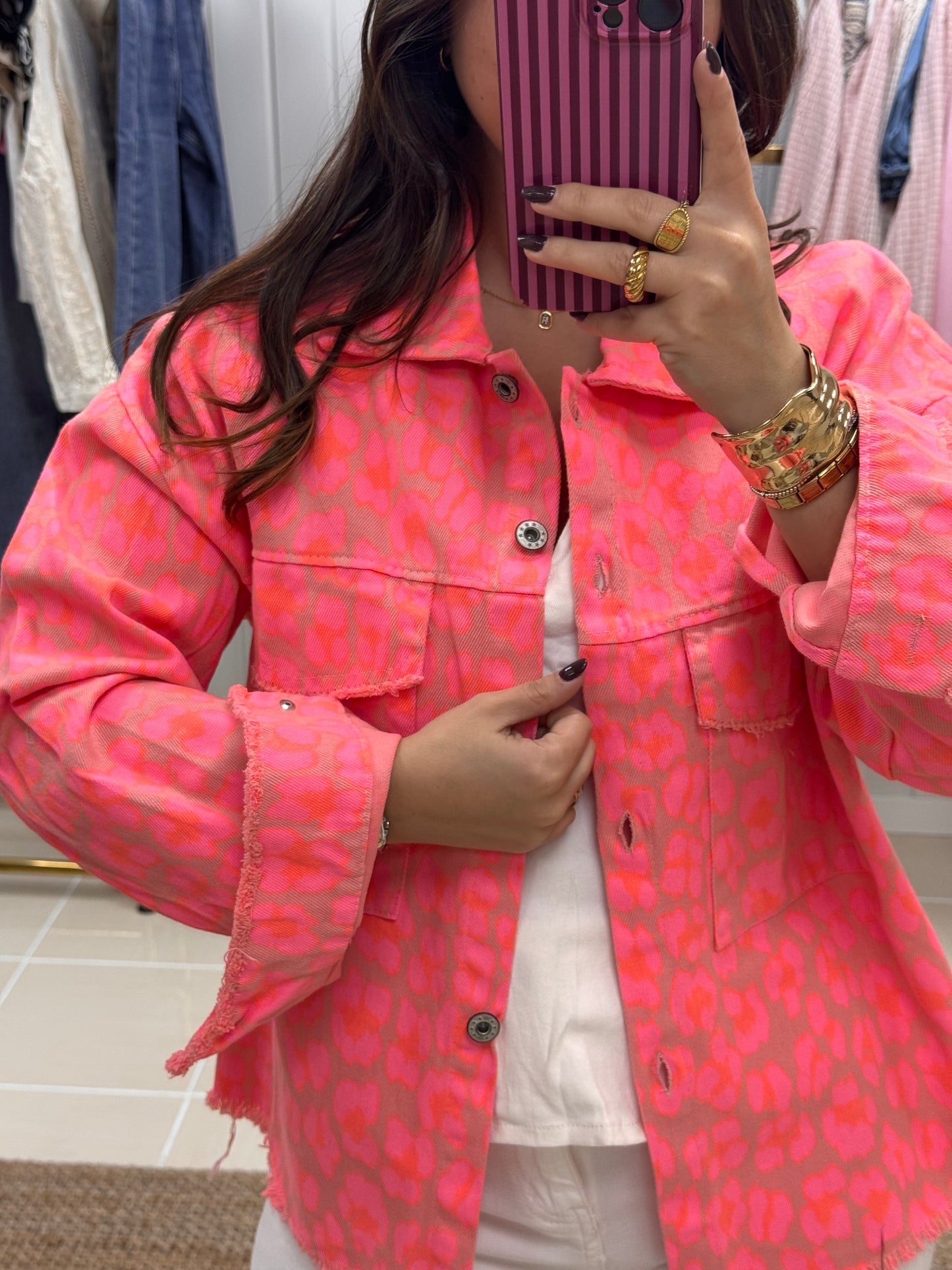CAMISA PINK PRINT