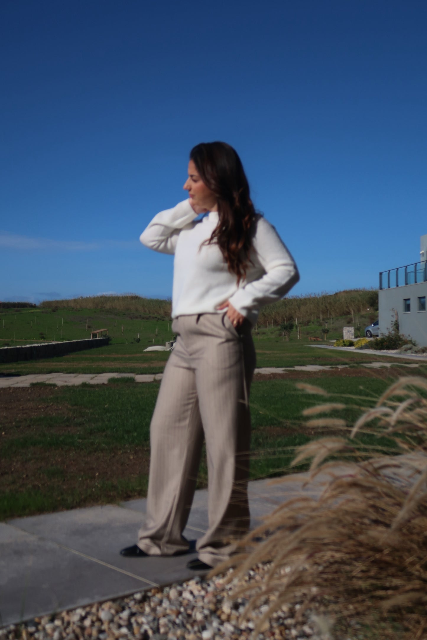 CALÇAS ALFAIATARIA BEIGE