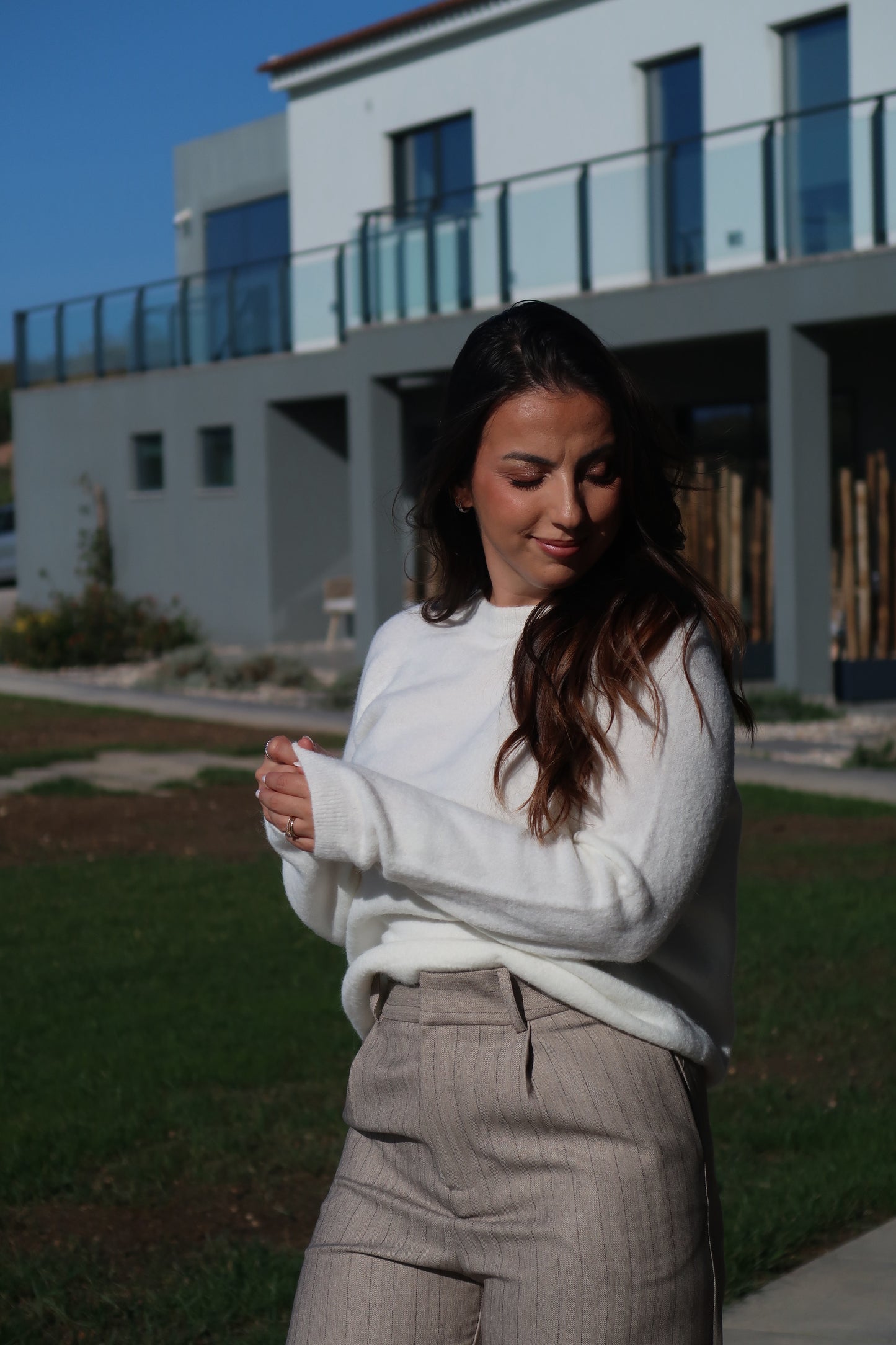 CALÇAS ALFAIATARIA BEIGE