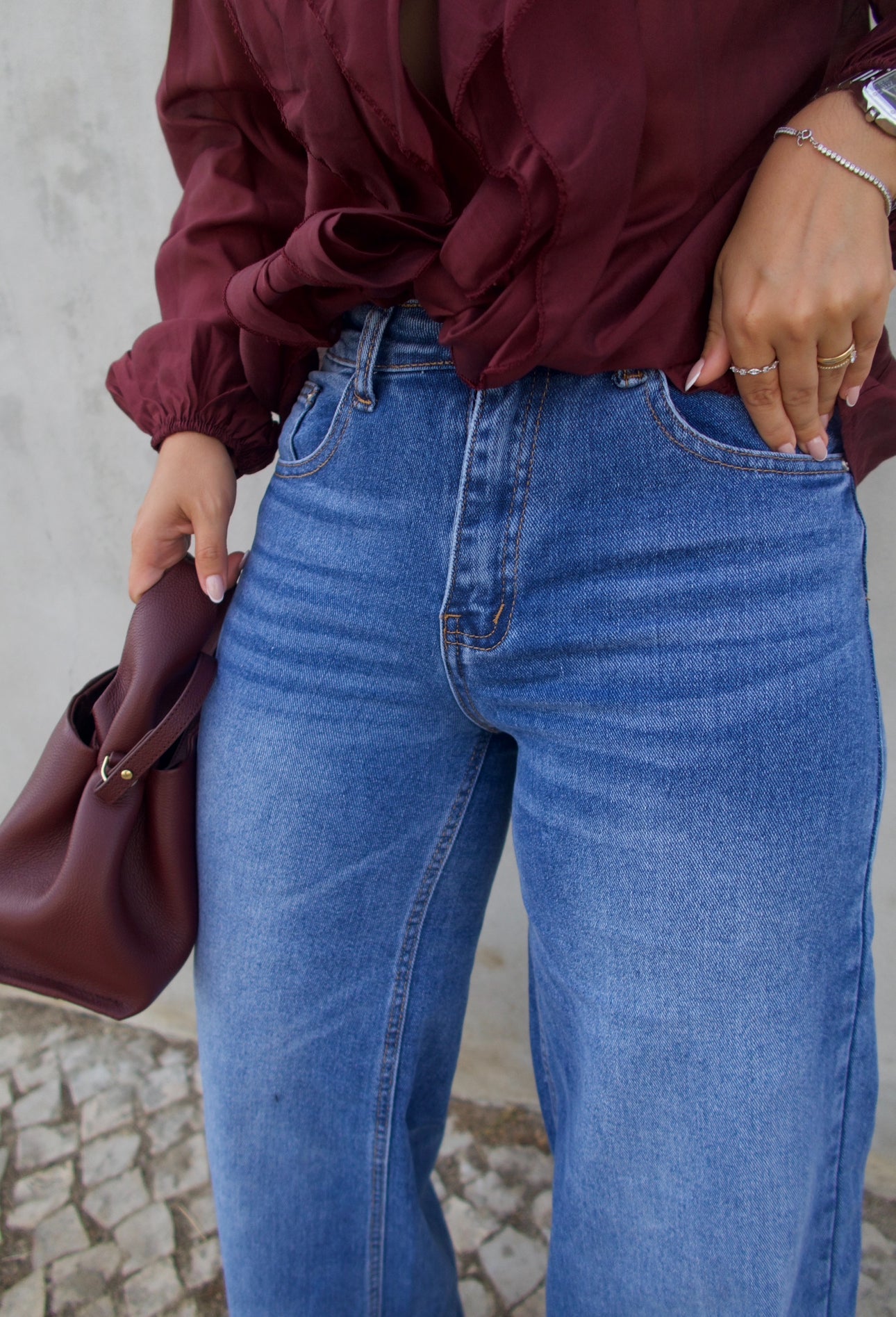 JEANS WIDE LEG SAFA