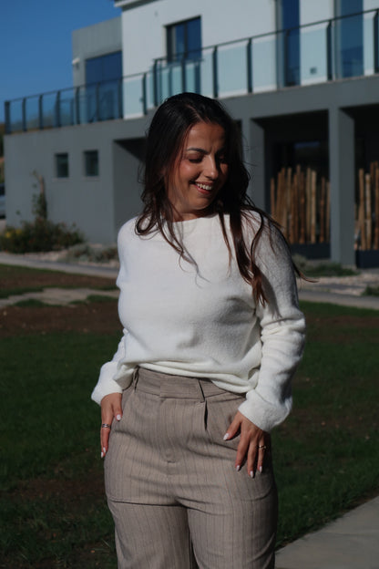 CALÇAS ALFAIATARIA BEIGE