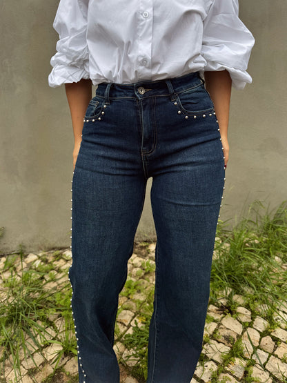 ARLY STUDDED JEANS