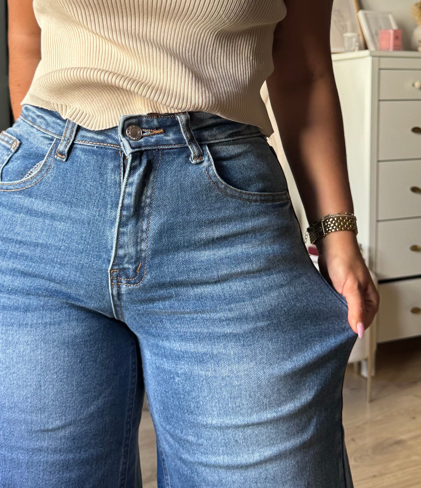 JEANS WIDE LEG SAFA