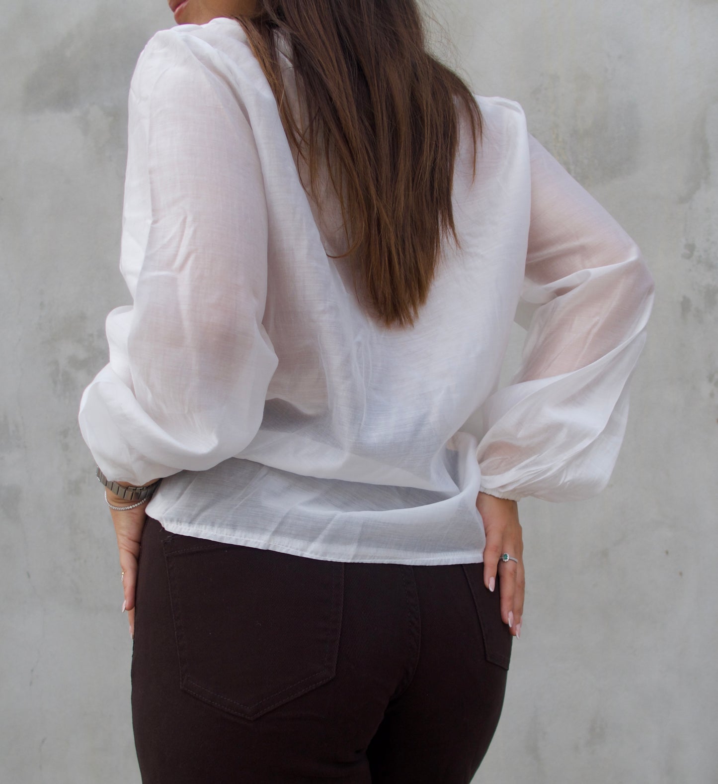 JEANS WIDE LEG CHOCOLATE