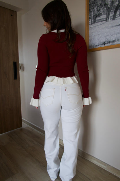 JEANS BRANCAS RACHEL